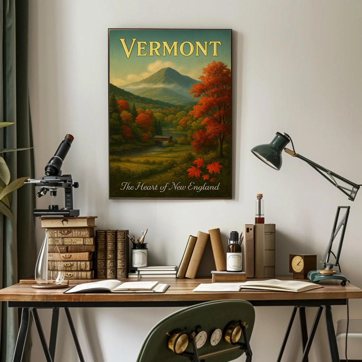 Vermont The Heart of New England Poster