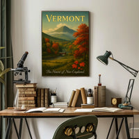 Vermont The Heart of New England Poster