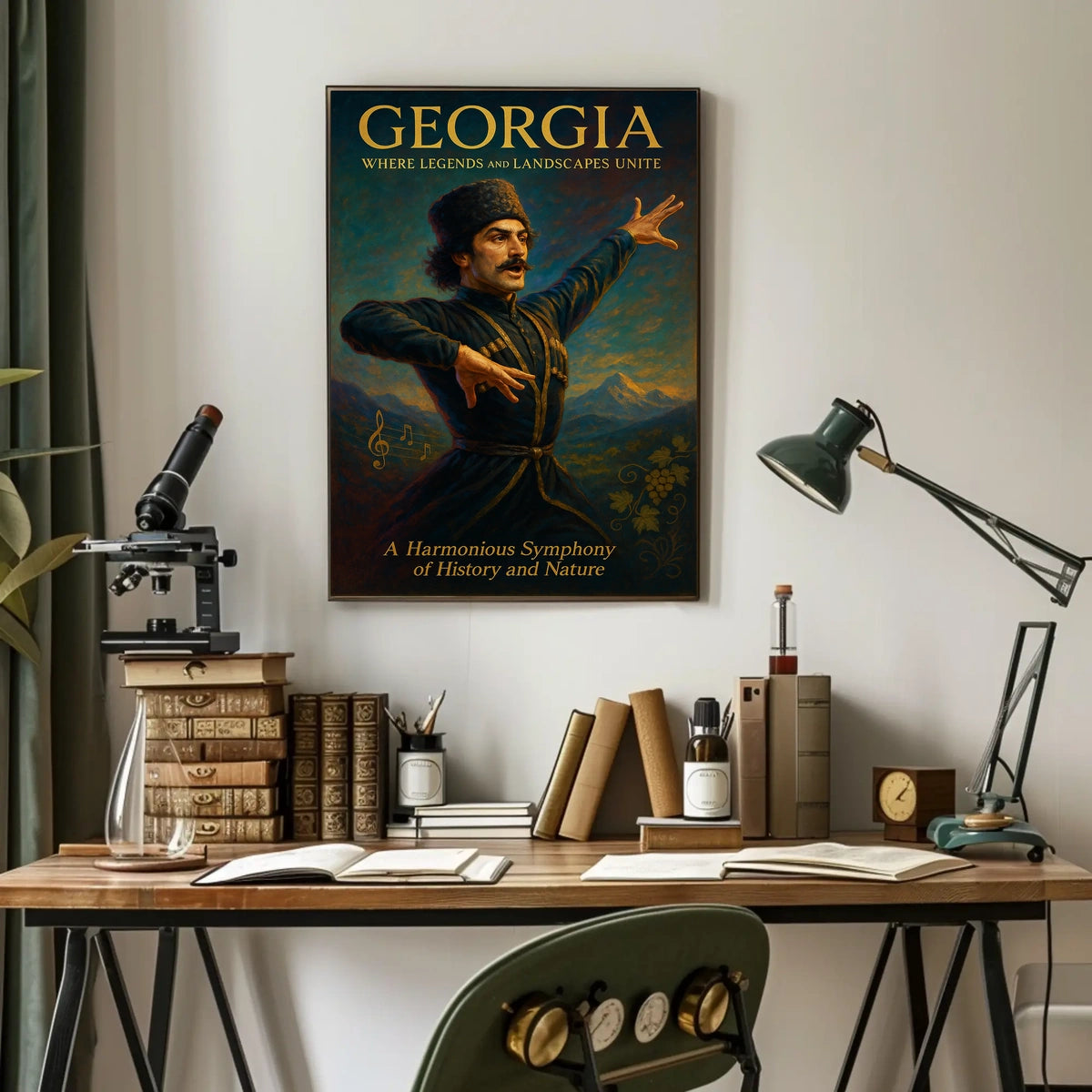 Georgia Where Legends And Landscapes Poster