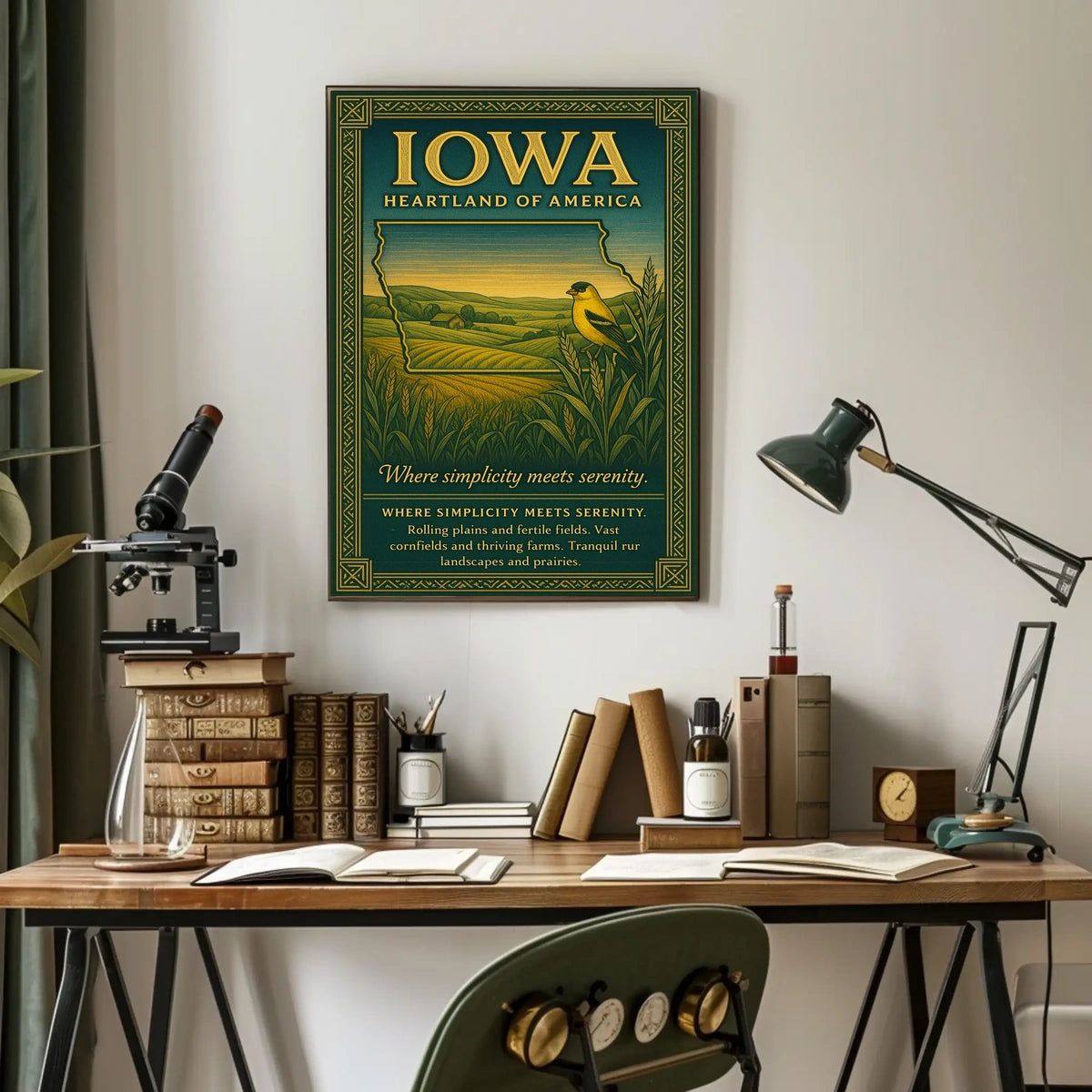 Iowa Heartland of America Poster