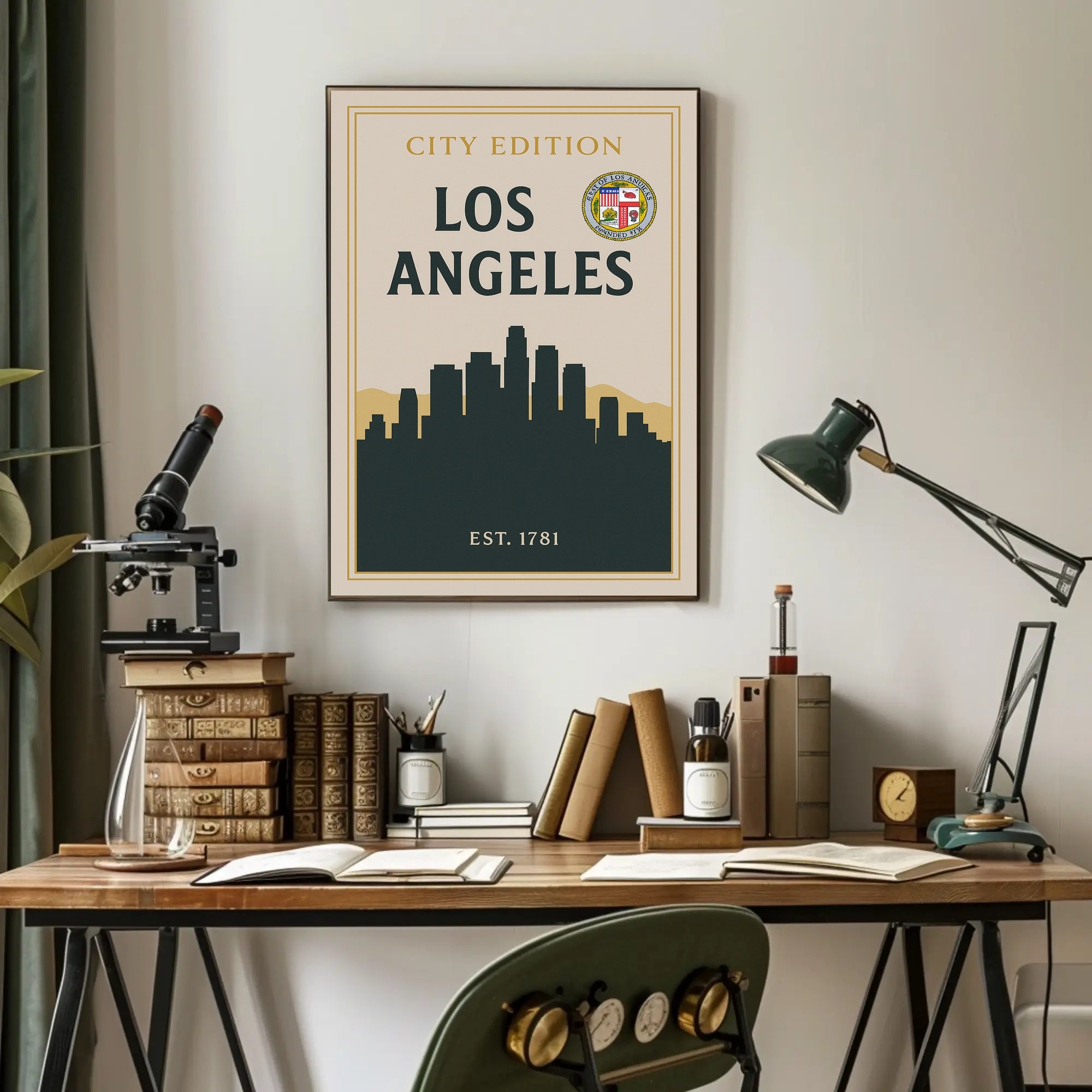 Los Angeles City Edition Poster PosterGoat