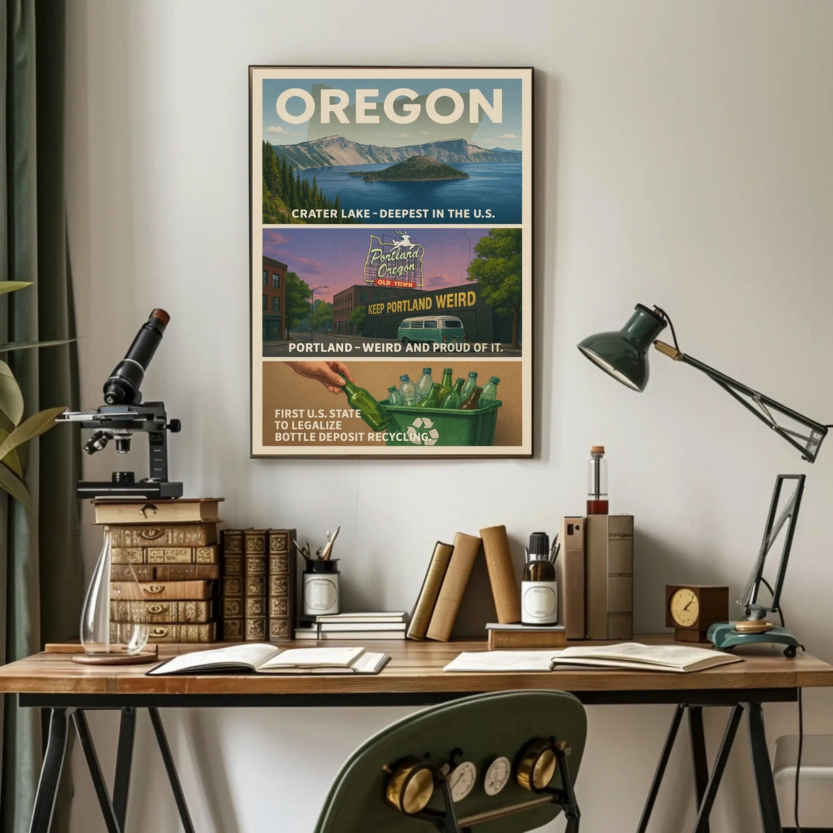 Oregon Highlights Poster