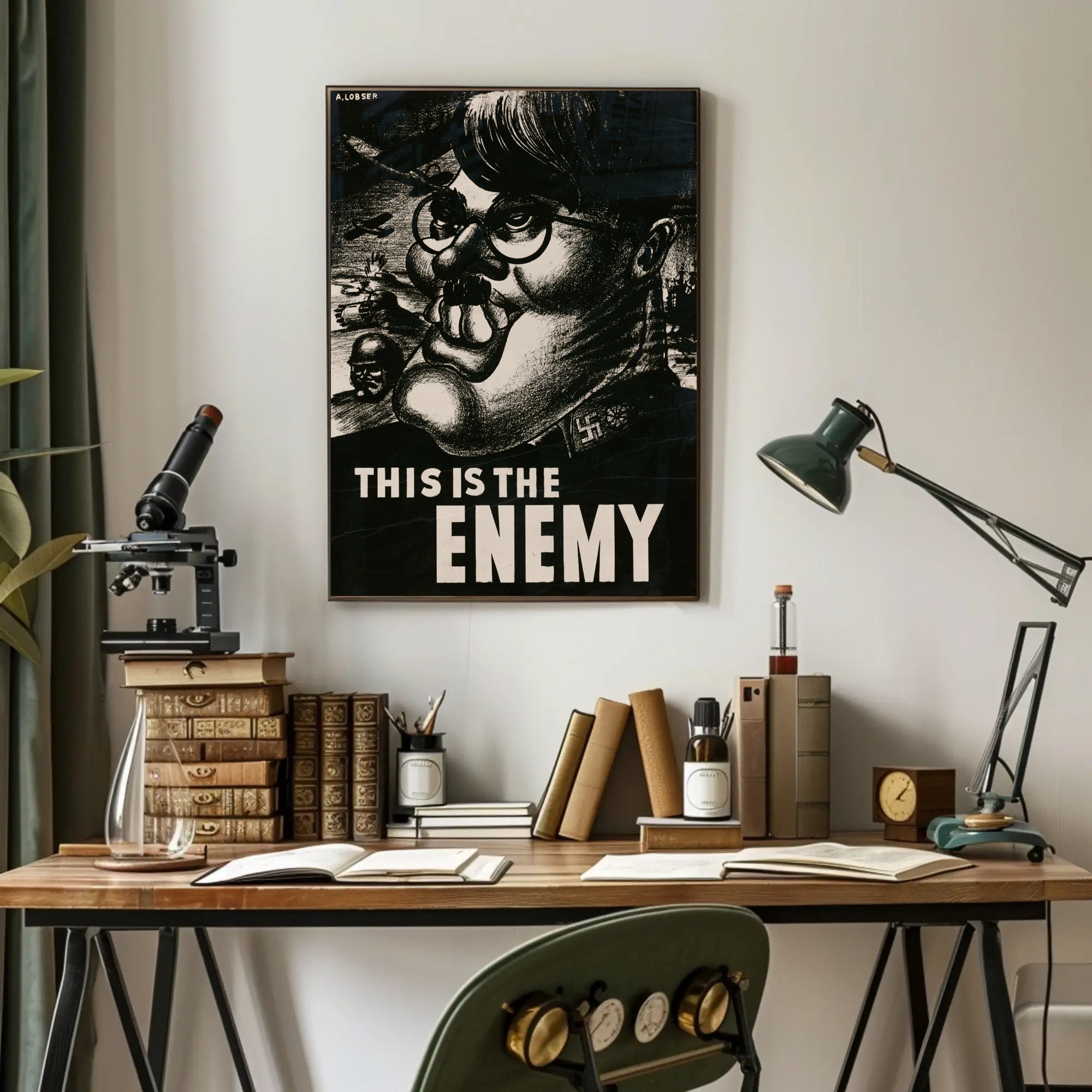 This is the Enemy Poster PosterGoat