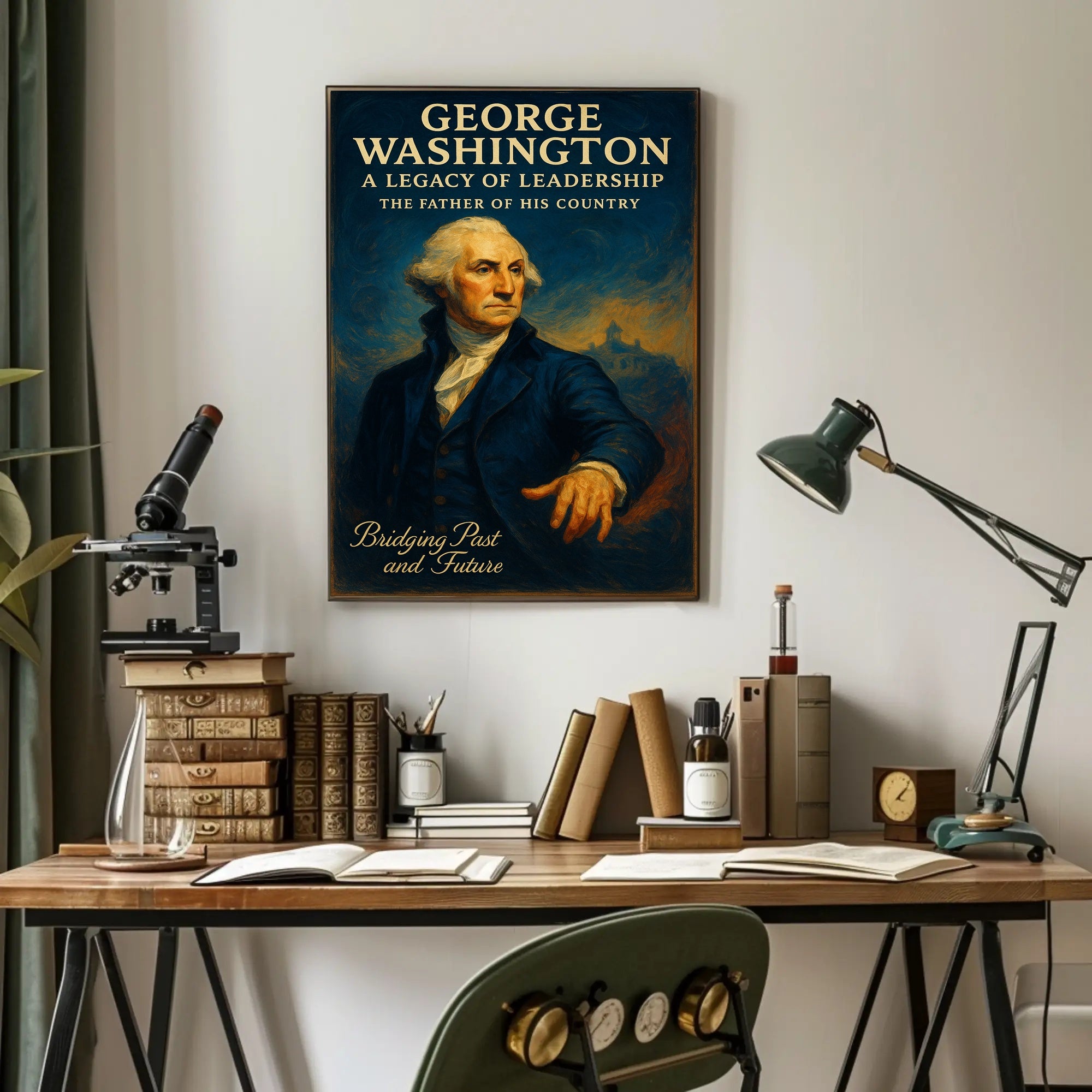 George Washington A Legacy of Leadership Poster PosterGoat