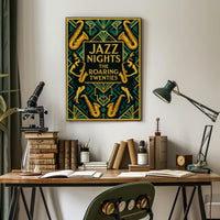 Jazz Nights The Roaring Twenties Poster