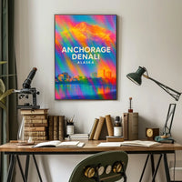 Anchorage and Denali Alaska Poster