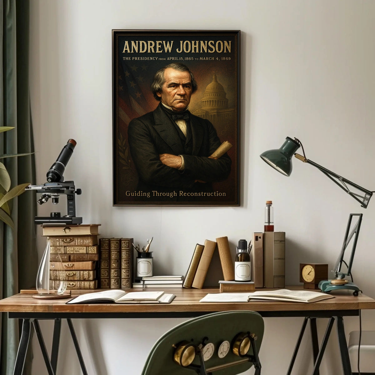 Andrew Johnson 17th President Poster