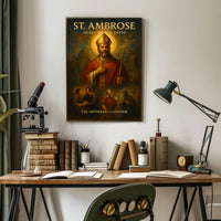 St. Ambrose: The Shepherd in the Storm Historical Poster PosterGoat