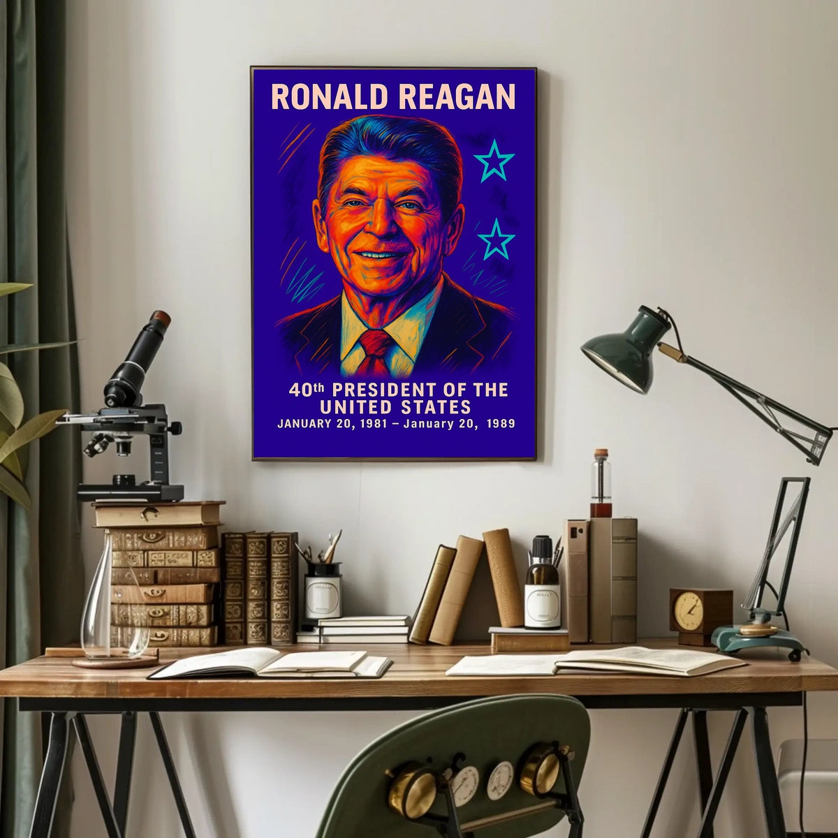 Ronald Reagan 40th President Poster