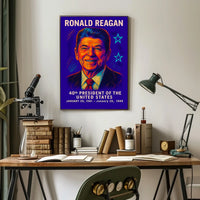 Ronald Reagan 40th President Poster