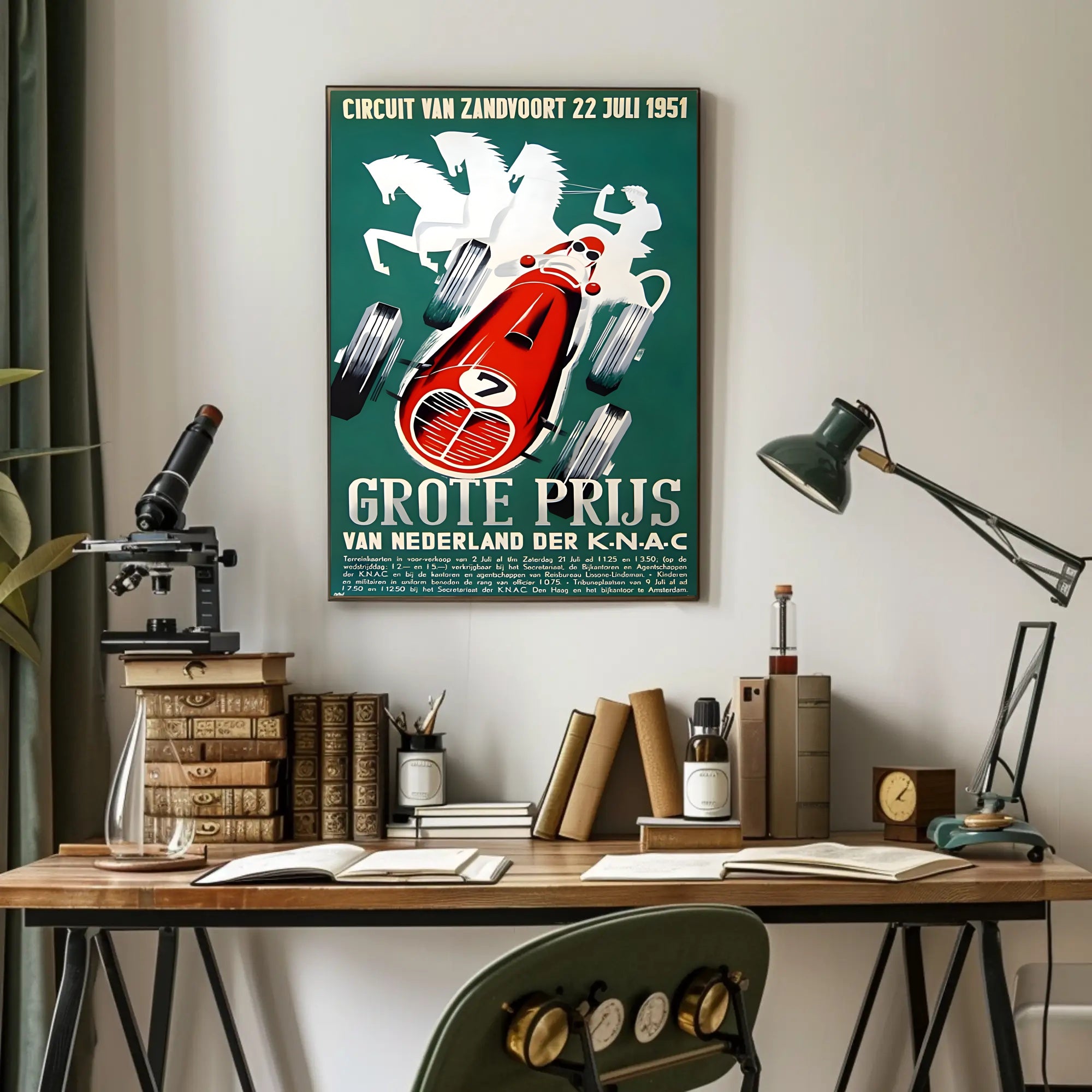 Grote Prijs van Nederland 1951 Poster
