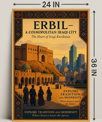 Erbil A Cosmopolitan Iraqi City Poster PosterGoat