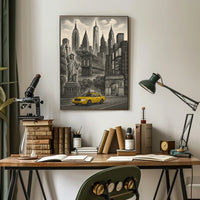 Iconic New York City Landmarks Poster
