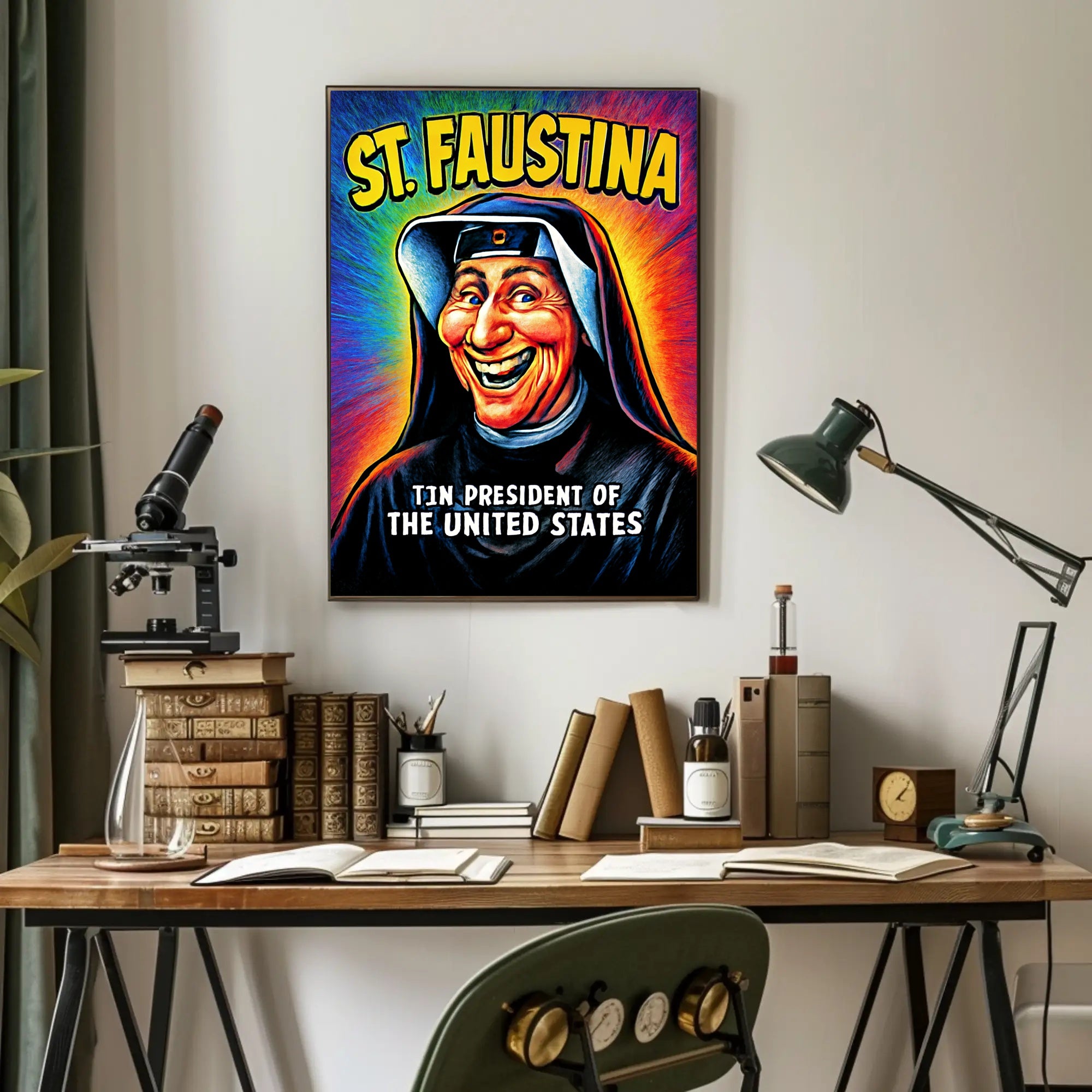 St. Faustina - Tin President of the United States Poster PosterGoat