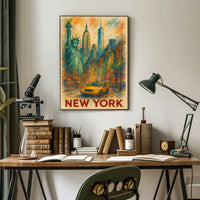 Vibrant New York City Poster