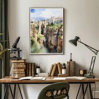 Bridge Over a Gorge Poster PosterGoat