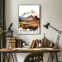 Haleakala? Watercolor Wall Art Poster
