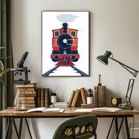 Vintage Adventure Travel Scene Poster