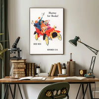 Hurray for Books! Poster PosterGoat