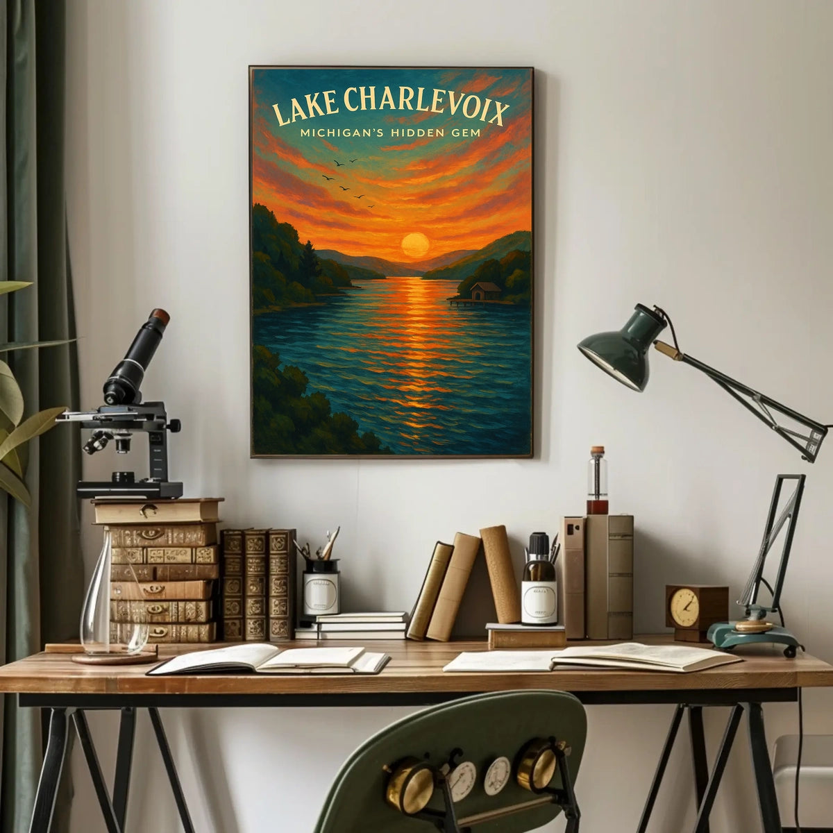 Lake Charlevoix MichiganS Hidden Gem Poster