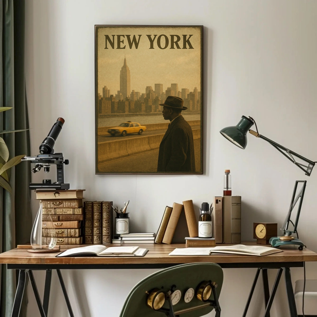 New York City Vibes Urban Nightlife Cityscape Art Modern Decor Dreamers Wanderers Travel Lovers Bold Bright Poster