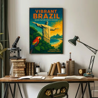 Vibrant Brazil Where Nature Meets Poster