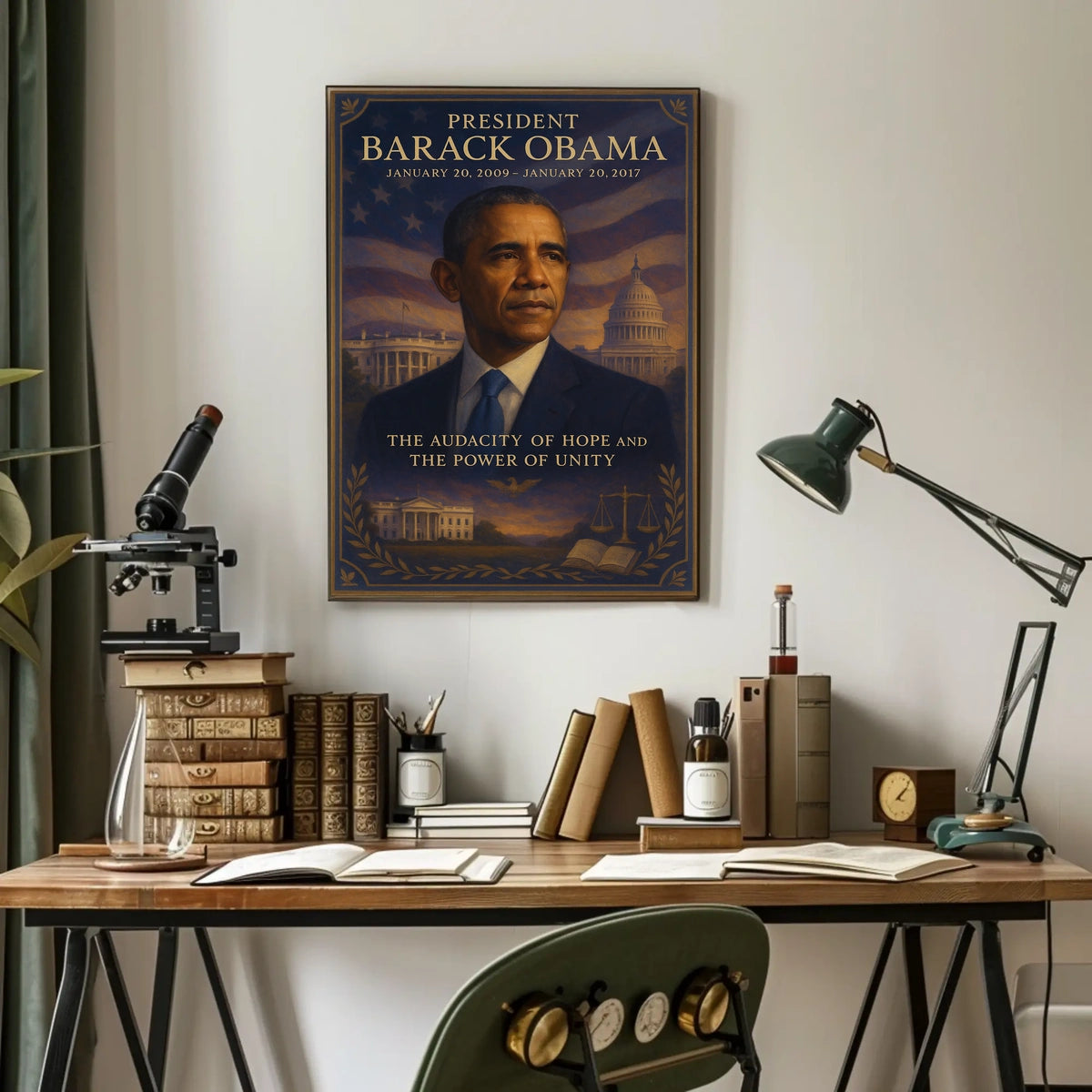 Barack Obama Leadership Legacy Historical or Presidential Poster
