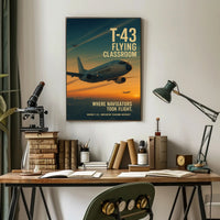 T-43 Flying Classroom U.S. Air Force Aircraft Poster