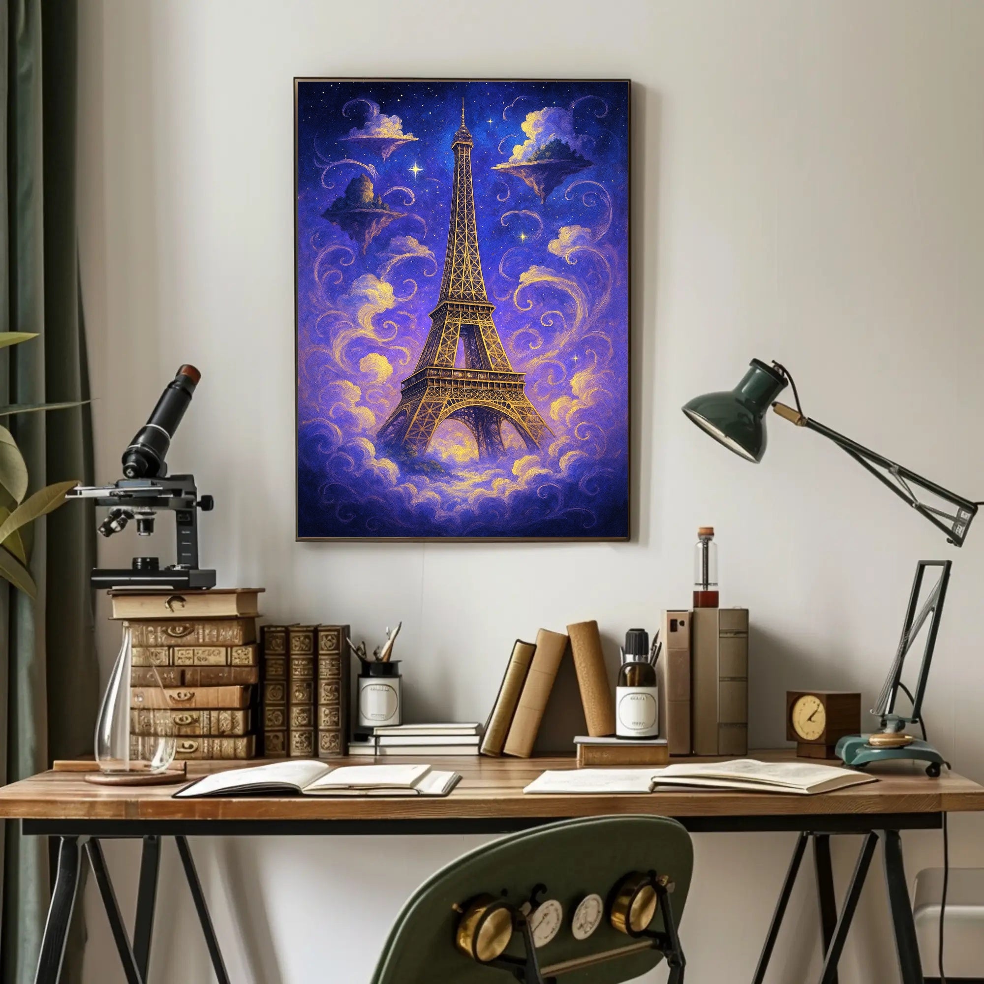 Dreamy Eiffel Tower Poster PosterGoat