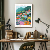 Vibrant Floral Paradise Poster PosterGoat