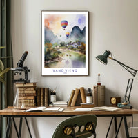 Vang Vieng, Laos Poster PosterGoat