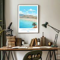 Gran Canaria Beach Scene Poster