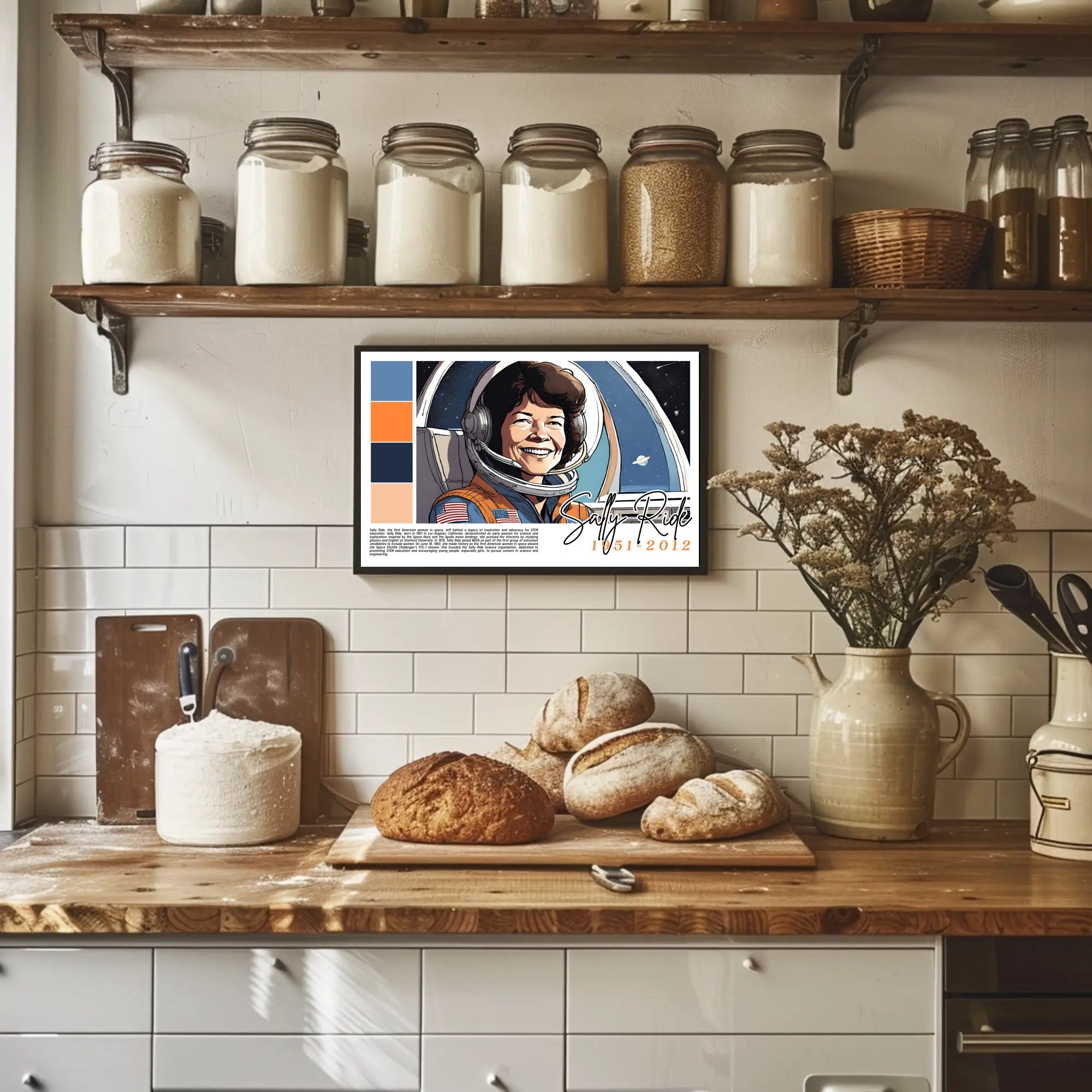 Sally Ride: A Legacy in Space and STEM Poster