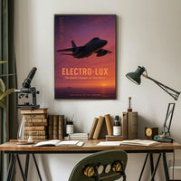 Lockheed ES-3A Shadow in Flight Aviation Poster