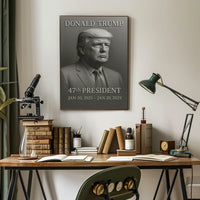 Donald Trump 47th President Poster