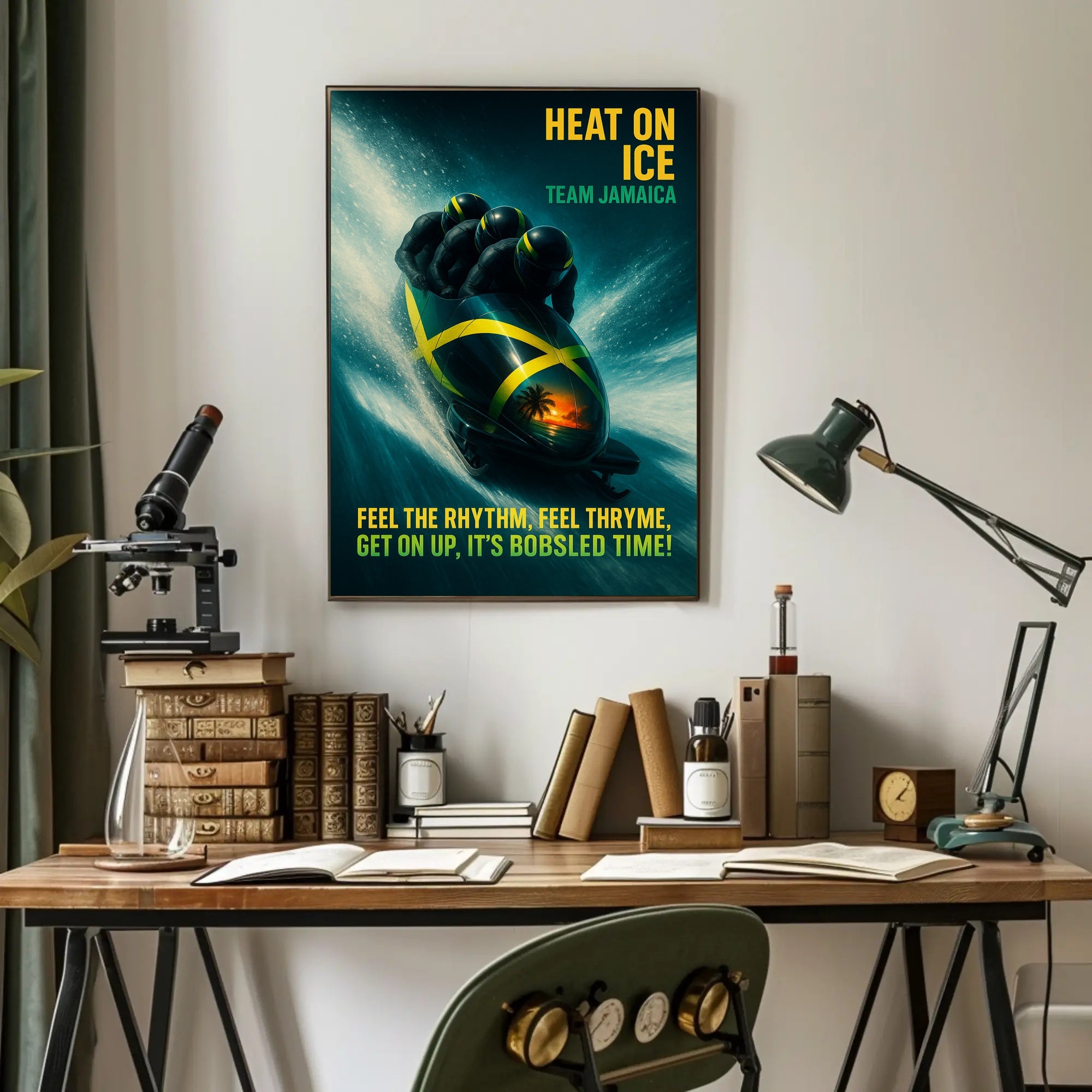 Heat On Ice Team Jamaica Poster