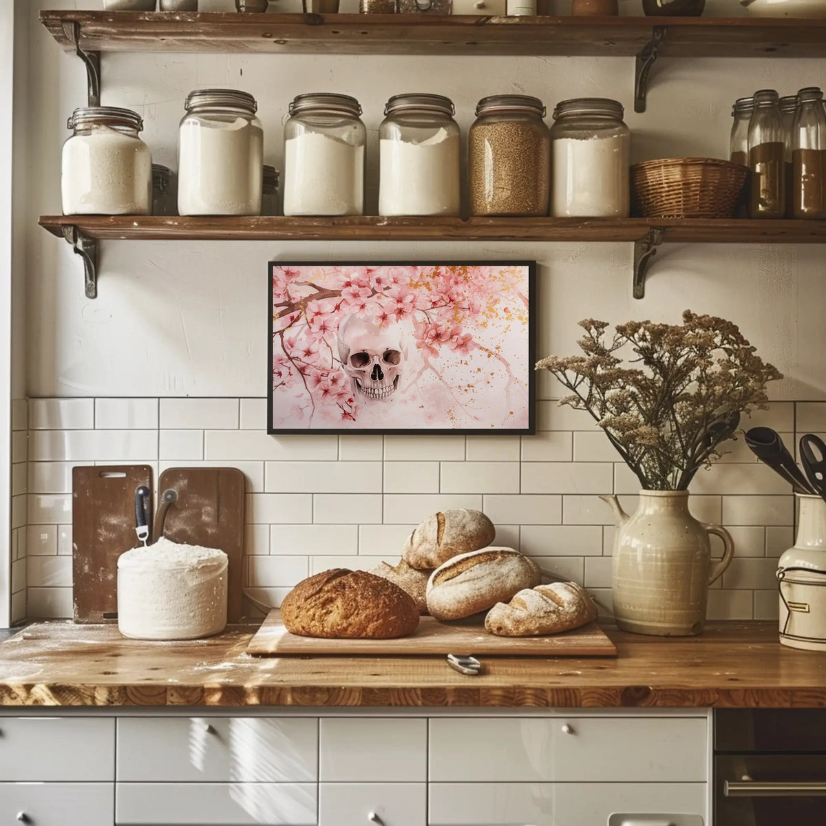 Blossoms and Bones Poster