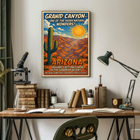 Arizona Land of Natural Wonders Poster