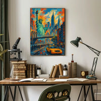 City of Dreams New York Skyline Art Print