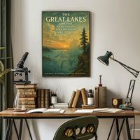 The Great Lakes Poster PosterGoat