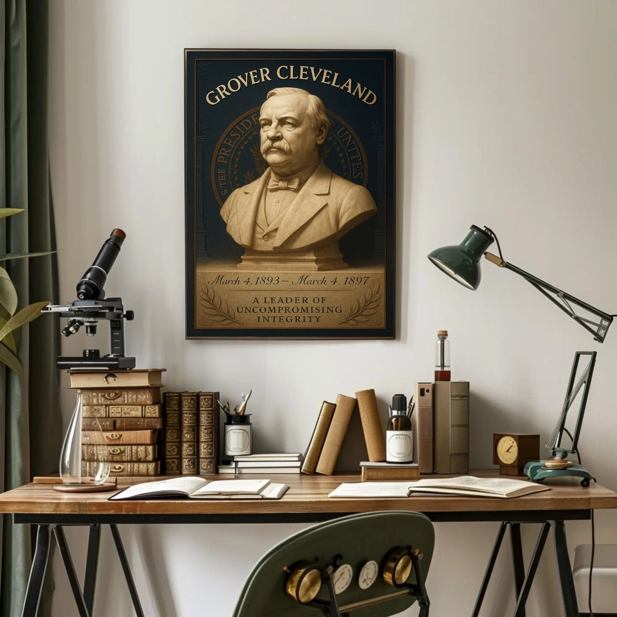 Grover Cleveland 24th President Poster