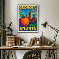 Georgia Atlanta Skyline Poster