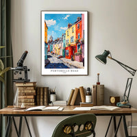Portobello Road Impressionistic Urban or Cityscape Poster PosterGoat