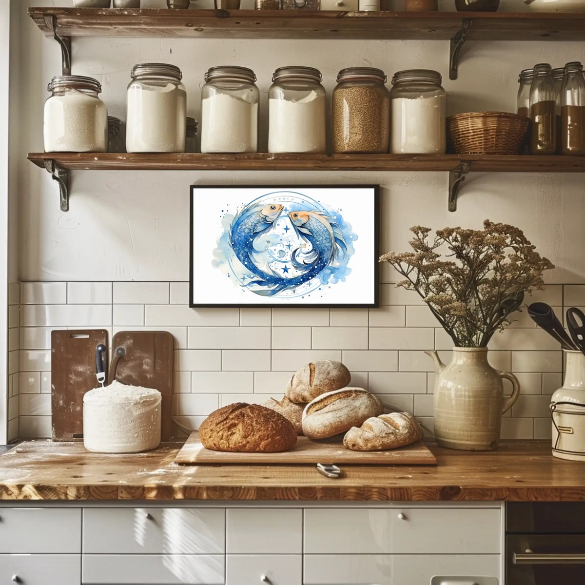 Celestial Pisces Poster