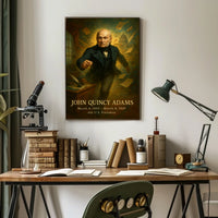 John Quincy Adams Patriotic Historical or Presidential Poster