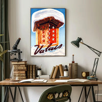 Valais Winter Chalet Art Print Cultural or Heritage Poster PosterGoat