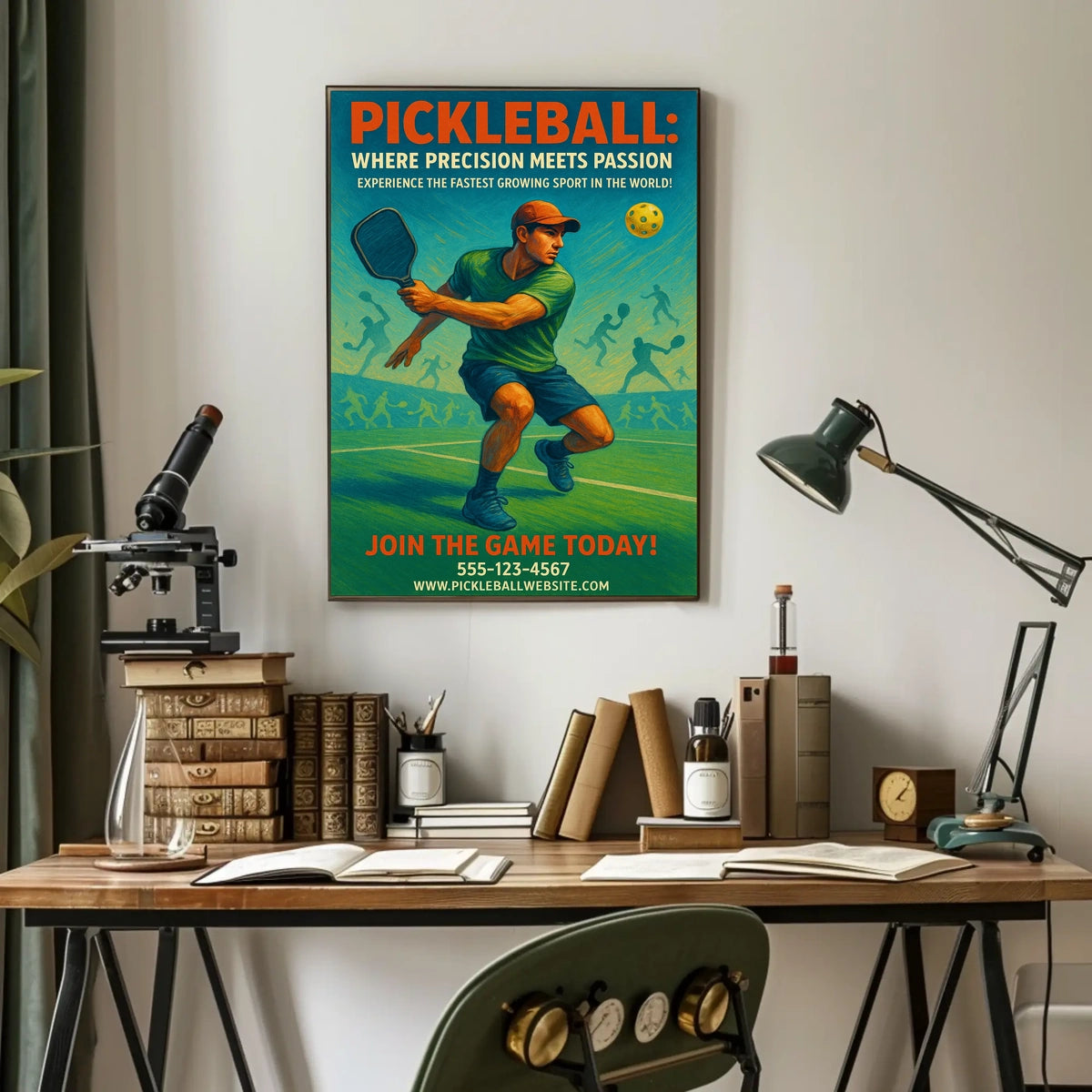 Pickleball Passion Poster