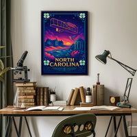 North Carolina A Celebration of Heritage Poster
