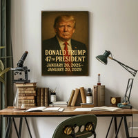 Trump 47th President Scenic Collector Poster