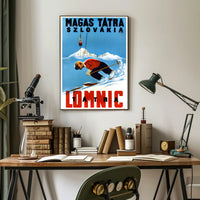 Skiing in the High Tatras Poster PosterGoat
